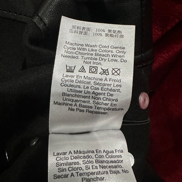 DKNY Women's Studded Faux-Leather Mini Skirt - Picture 6 of 6